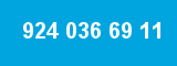 924 036 69 11 924 036 69 11